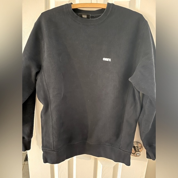 Men’s Obey navy blue crewneck sweater. - Picture 2 of 3